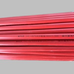 PVC Air Sampling Pipe Red 16mm for Testing