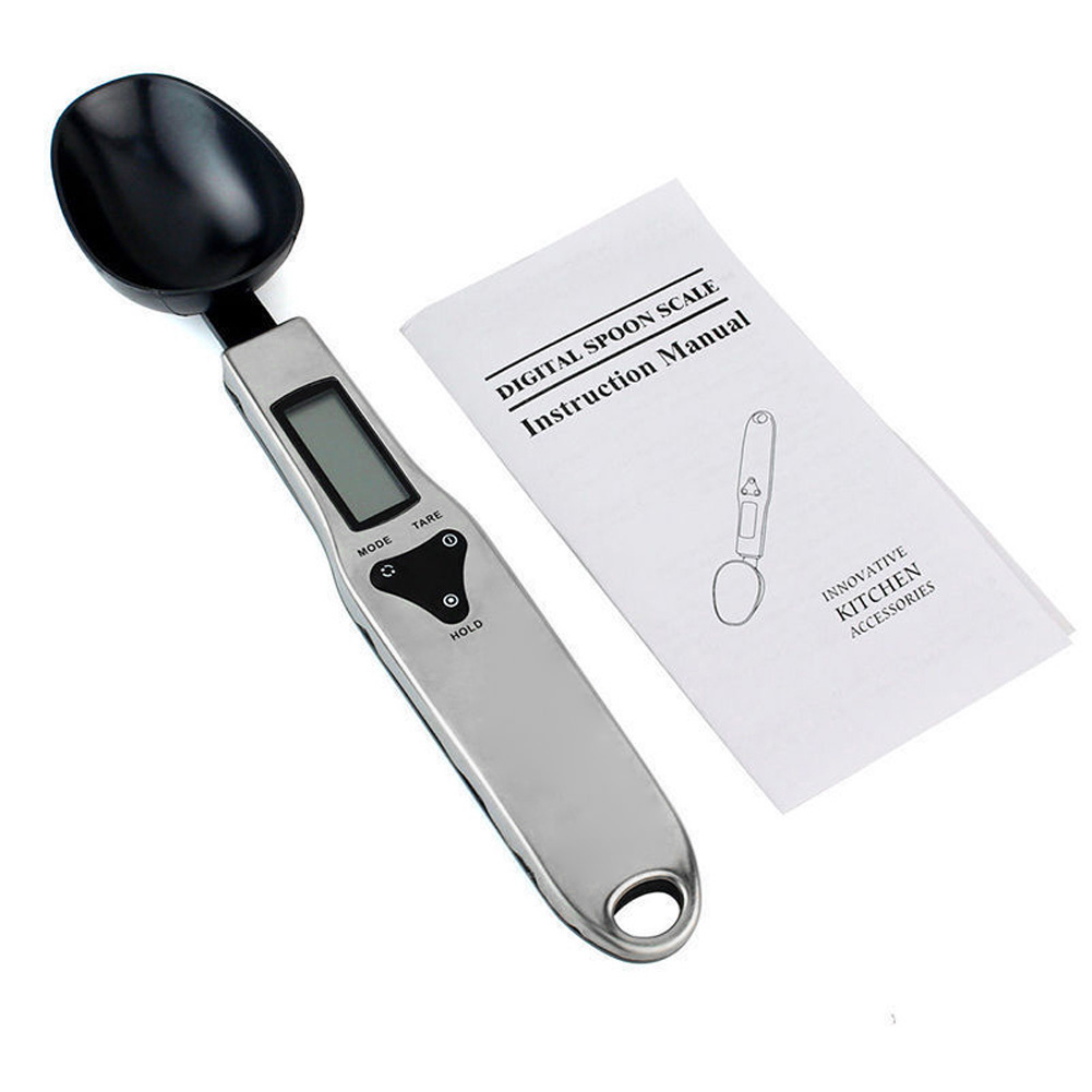 500g/0.1g Electronic LCD Digital Spoon Weight Scale Gram Kitchen& Lab Scale Measuring Spoon Electronic Digital Spoon Scale