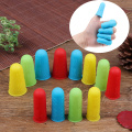 5pcs Silicone Finger Protector Sleeve Cover Anti-cut Heat Resistant Anti-slip Fingers Cover For Cooking Kitchen Tools