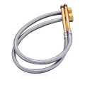 SHAI New Basin Dish Hot And Cold Water Inlet Pipe Pointed Hose Long Rod Steel Wire Explosion-Proof Metal Plumbing Hoses