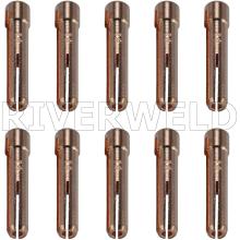 TIG Stubby Collet 10N24MS (5/64" &2.00mm x 29mm Orifice) For PTA DB SR WP 17 18 26 TIG Welding Torch 10pk