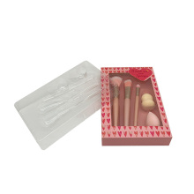 Cosmetic clear plastic blister packaging tray