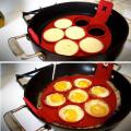 4/7 Holes Egg Ring Maker Nonstick Pancake Maker Pancake Mold Silicone Baking Accessories Kitchen Cooking Tool Home Outdoor Tools