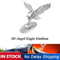 3D Metal Emblem Flying Eagle Creative Car Stickers Auto Head Engine Ornament Decals Motorcycle Funny Stickers Styling