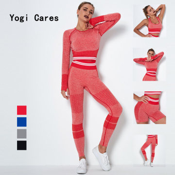 2021 Women Yoga Set High Waist Yoga Pants Tummy Control Naked Feeling Yoga Shorts Workout Sportswear Gym Fitness Clothing