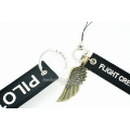Pilot Tag & Flight Crew Strap with Metal Wing Special Gift for Aviation Lovers FLight Crew