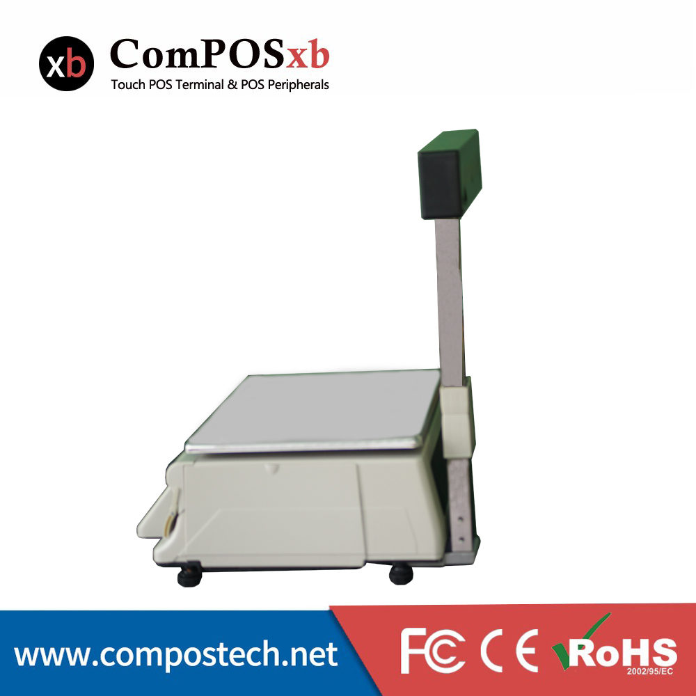 free shipping Commercial TM-Ad electronic scanner scale weighing scale label printing barcode printing
