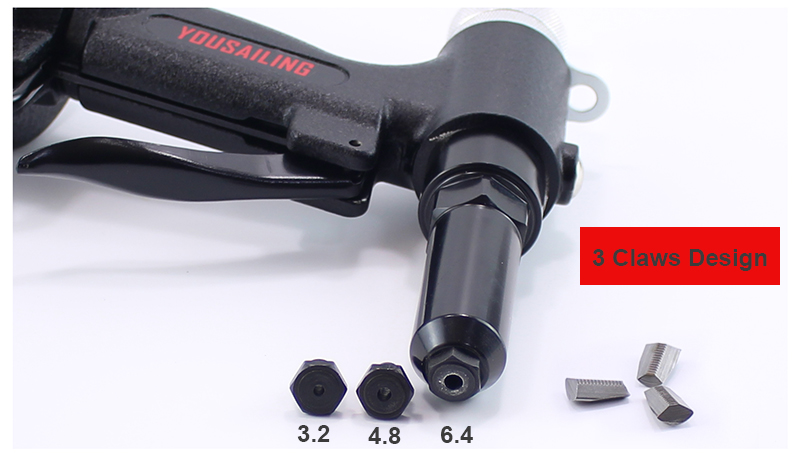 High Quality Heavy Duty 3.2/4.8/6.4MM Pneumatic Riveters Air Hydraulic Rivets Tool Industrial Pneumatic Riveting Tool