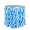 180x77cm Wedding Party Tulle Table Skirt Tableware Cloth Baby Shower Party Home Decor Table Skirting Birthday Party