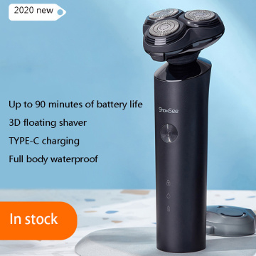 ShowSee Electric Shaver Razor Shaving Beard Machine For Men Dry Wet Beard Trimmer Rechargeable Washable 3D Head 3 Blades