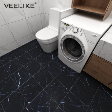 Self Adhesive Bathroom Marble Pattern Floor Stickers Waterproof Tiles Sticker Ground Contact Paper Wall Ceiling Decal Decoration