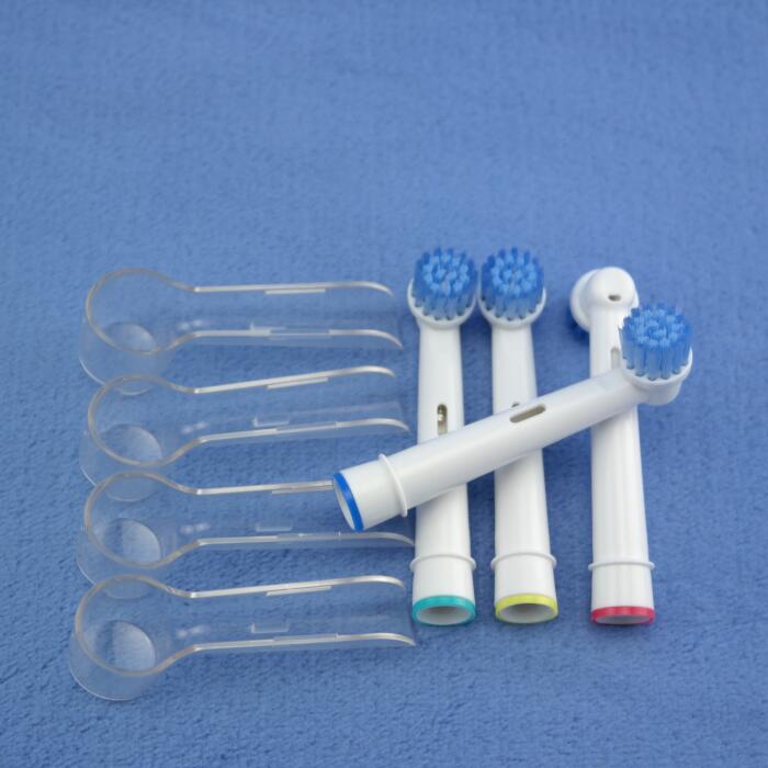 4pcs Electric Toothbrush Heads Brush Heads Replacement for Oral Hygiene B Sensitive EBS-17A For Family Health Use