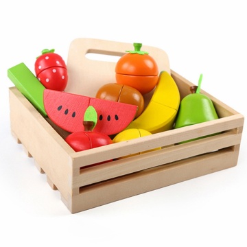 New 1 Pcs Sets Pretend Toy Wooden Kitchen Toys Cutting Fruit Vegetable Play Miniature Food Kids Wooden Baby Early Education Toy
