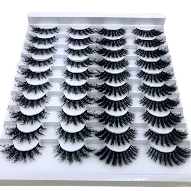 2-20 Pairs Eyelashs Natural long 3D Faux Mink Eyelashes Thick HandMade Full Strip Lashes Volume Soft Mink Lashes False Eyelashe