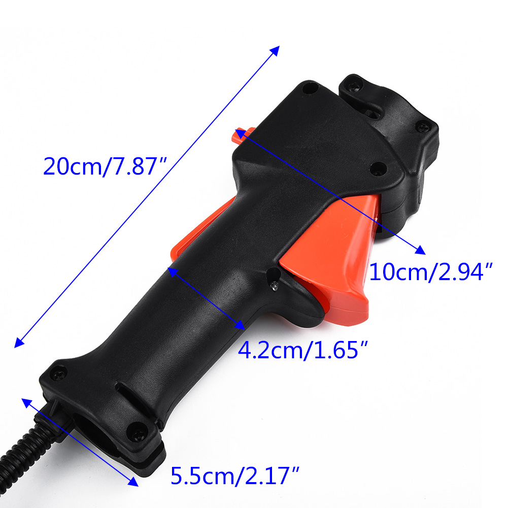 1pcs 26mm Strimmer Handle Switch Throttle Control Trimmer Brush Cutter Brush Cutter Lawn Mower Garden Power Tool Accessories