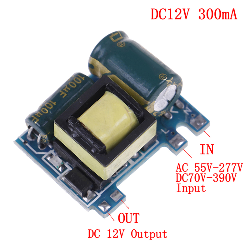 AC-DC 110V 120V 220V 230V To 5V 12V Converter Board Module Power Supply Isolated Switch Power Module 100mA 500mA 300mA 700mA