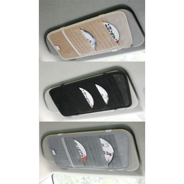 12 Slot Car CD Holder Auto Visor DVD Disk Card Case Clipper Bag Interior Organizer Cover Automobile Storage Bag Accessories
