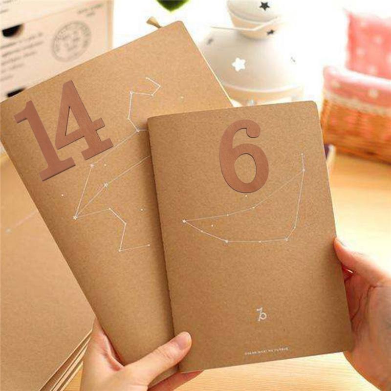 10Pcs Plywood Wooden Number 0 to 9 Decorative Sign Board for DIY Craft