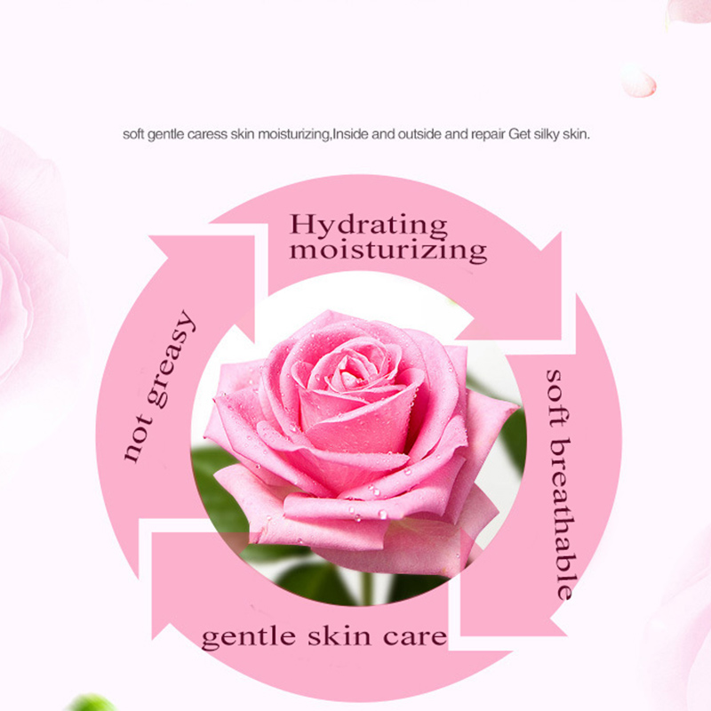 Shrink Pores Anti-Aging Whitening Moisturizing Oil Control Skin Care Facial Toner 250ml Rose Petals Essence Water Face Toner