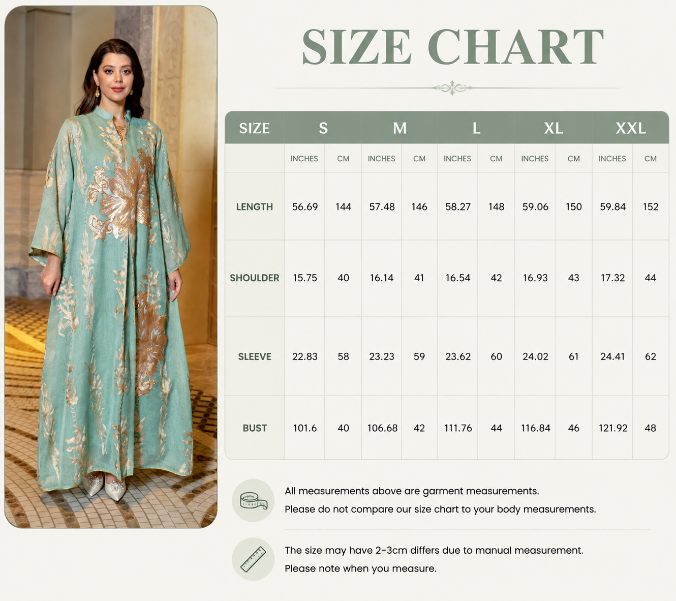 Beaded Mesh Abaya Evening Gown