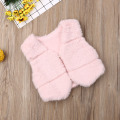 Girls Kids Winter Warm Faux Fur Vest Waistcoat Baby Girl Fashion Coat Outwear Jacket For Kid Girl 6M-3Y