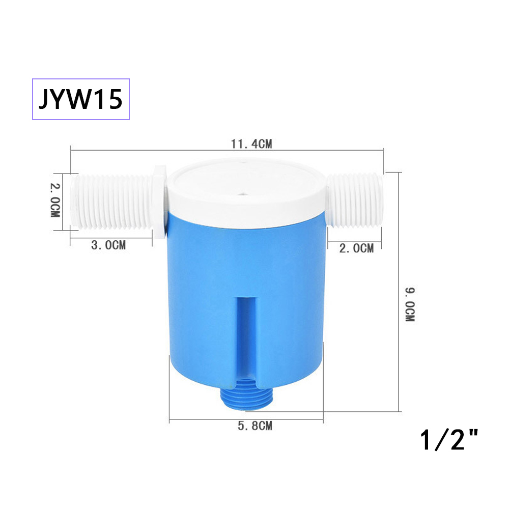 Automatic Water Level Control Valve Tower Tank Floating Ball Valve installed outside the tank JYW-15 1/2" 3/4" 1"