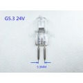 5PCS G5.3 24V halogen bulb 35w 50W G5.3 Aroma lamp bulb 24v Mechanical working light bulb 24v G5.3 70w crystal chandelier bulbs
