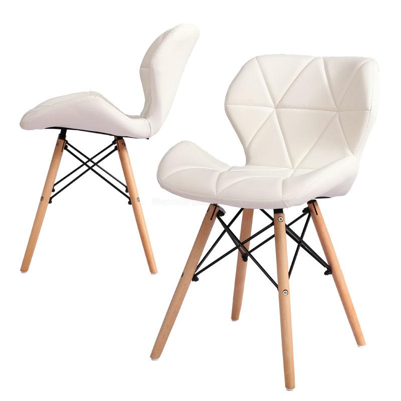 Dining chair Nordic modern minimalist economy home small apartment solid wood restaurant dining chair