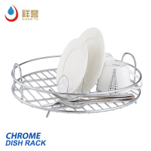 metal chrome dish holder single over dish kitchen storage dishes drying rack