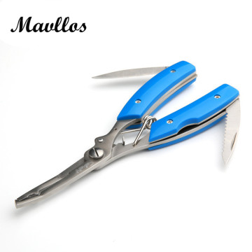 Mavllos Multifunction Fishing Pliers Scissors Stainless Steel Line Cutter Remove Hook Sheath Hook Removes