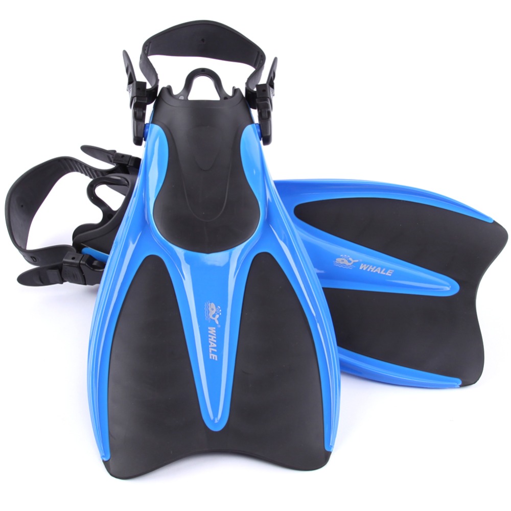 Professional Swimming Diving Fins Diving Snorkel Adjustable Size Foot Flipper Water Sports Swimming Diving Equipment