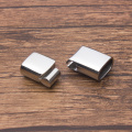 2 pcs/lot 6mm*12mm Stainless steel Hook Buckle Magnetic Bracelet Clasp Jewelry Making DIY connector wholesale Accessories