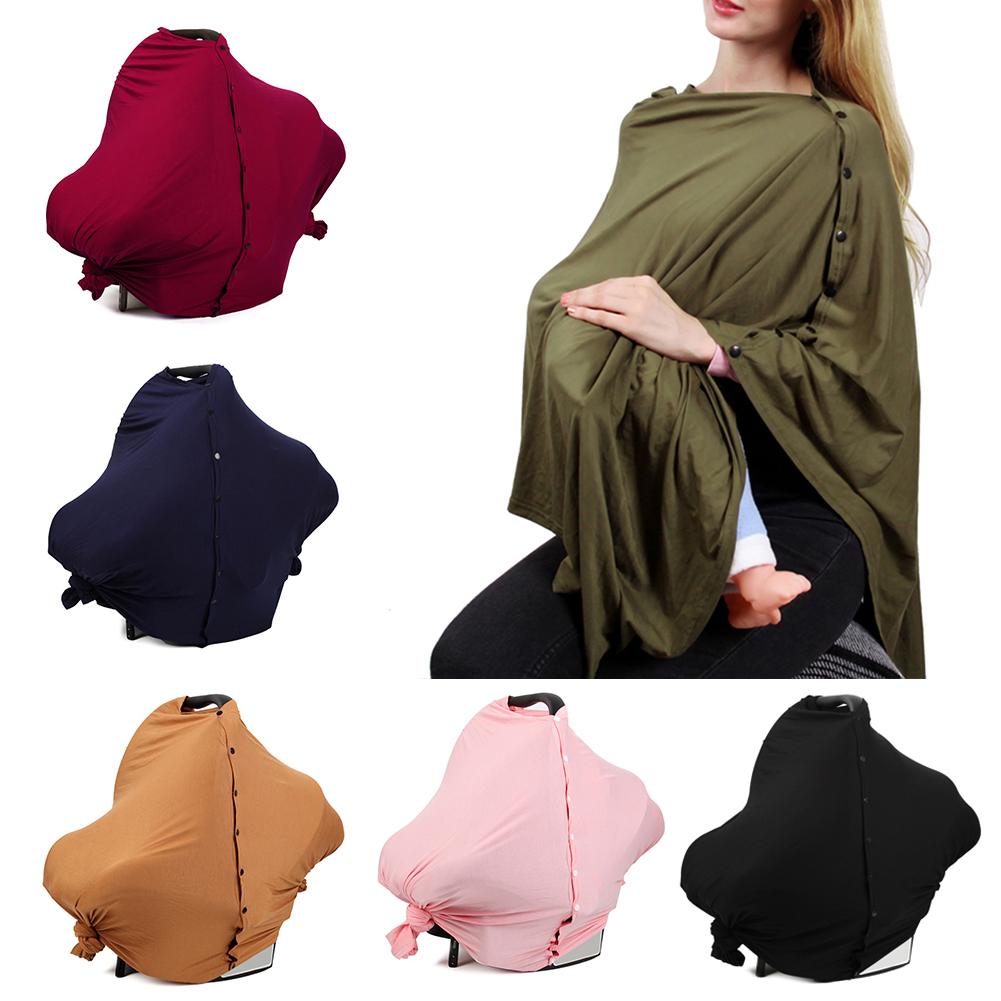 Pregnant Breastfeeding Nursing Covers Multi-functional Soft Baby Breast Feeding Stretch Privacy Cover Infant Car Seat Stroller