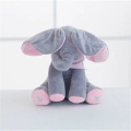 Baby Plush Stuffed Toys Plush Toys Animals Elephant Rabbit Soft Stuffed Animals Music Doll Children Girl Gifts Sleeping Toy 30cm