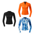 Women Wetsuit Top For Scuba Diving Snorkeling Surfing Kayaking Canoeing Women UV Sun Protection Long Sleeve Rash Guard