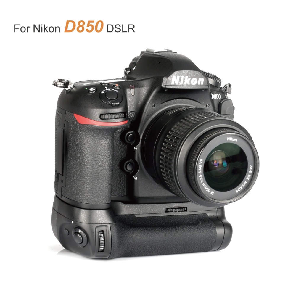 Meike MK D850 Battery Grip to Control shooting Vertical-shooting Function for Nikon D850 cameras