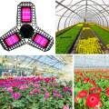 80W LED Grow Lamps Lights Full Spectrum Growing Lamps Foldable Plant Lamp 85-265V Bulb Indoor Plants Seed Flowers Seedling
