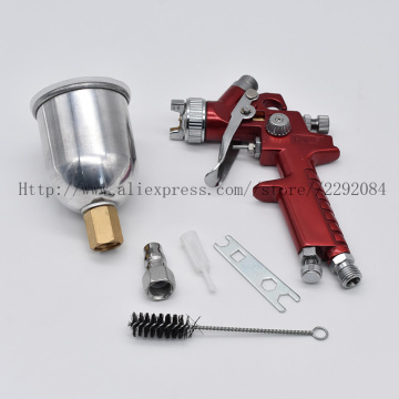 Professional airbrush manual spray gun air spray gun 0.8mm 150CC metal pot gravity spray gun with accessories