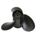 Boat Outboard Propeller 9 x 9 For Mercury 6-15HP 48-828156A12 Aluminium alloy Marine Propeller Black 8 Spline Tooth 3 Blade