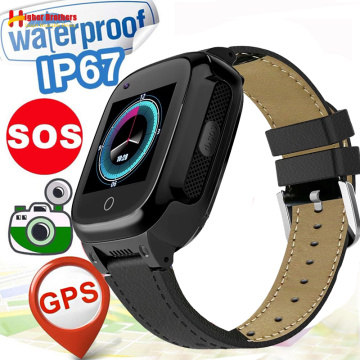 IP67 Waterproof Smart GPS WIFI Tracker Locator Heart Rate Blood Pressure for Kids Elderly Man Phone Video Call Wristwatch Watch
