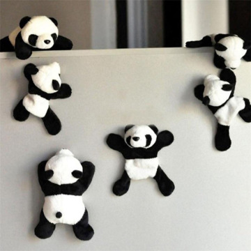 Tourist Souvenir Fridge Magnets Plush Panda Animal Refrigerator Magnetic imanes para refrigerador Travel Gift Kids Children Toy