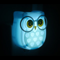 4 Colors Mini Owl Led Night light Auto Sensor Light Control Lamp EU US Plug Child Kid Baby Bedside Bird Light Socket night light
