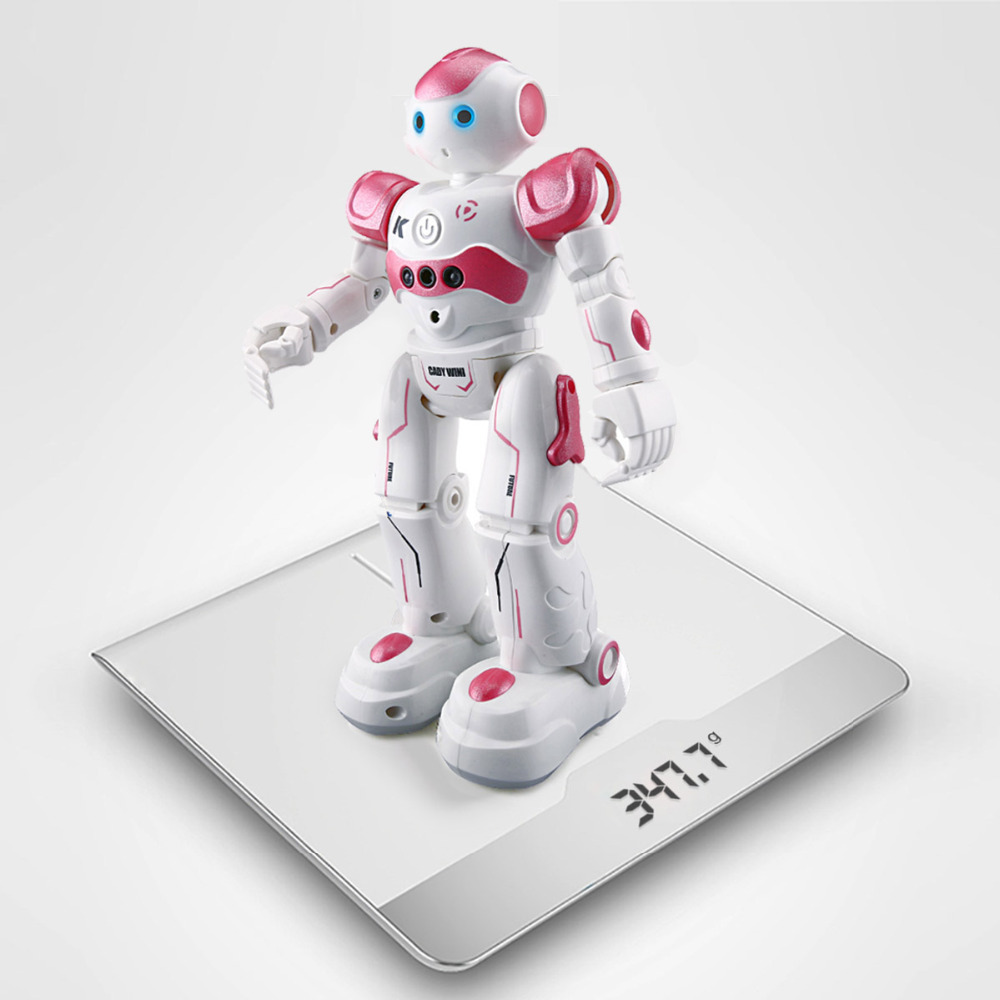 Halolo R2 USB Charging Dancing Gesture Control RC Robot Toy Intelligent Program for Children Kids Birthday Gift Smart Robot