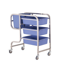 Best Price Catering Hotel Food Service Plastic Trolley