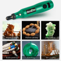 TUNGFULL Cordless Rotary Tool USB Woodworking Engraving Pen DIY For Jewelry Metal Glass Wireless Drill Mini Electric Drill