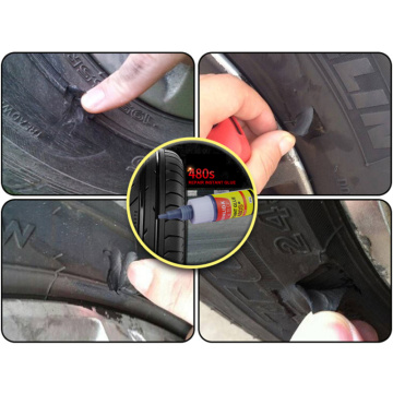 practical 480S Seal Black Tire Patch Repair Original Mighty Tire Repair Glue Tyre Puncture Sealant Bike Car Repair Patch Crafts