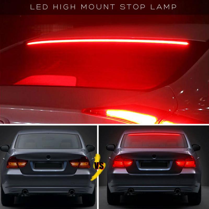 12V Car LED Strip Brake Lights Universal Rear Tail Warning Flashing Light DRL Daytime Running Light Auto Product Car Accessories