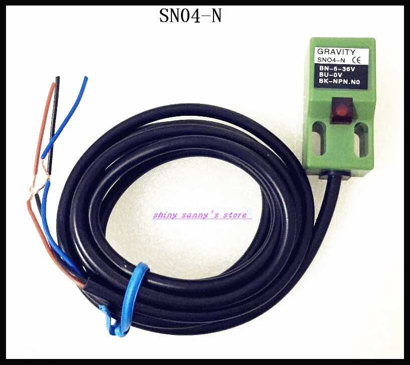 5-10 pcs/Lot SN04-N 4mm Approach Sensor 5-36VDC NPN NO 3 Wires Inductive Proximity Switch Brand New