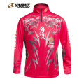 New Brand YAIBA-X Men Fishing Shirts Autumn Summer Long Sleeve Breathable Fishing Clothing Stand Collar Outdoor Fishing Wear