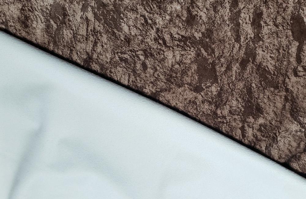 Knitted Velvet Fabric Sofa Upholstery Back